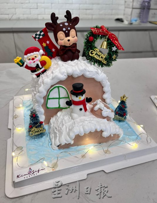 (古城第二版主文)业者推出圣诞蛋糕与姜饼人迎佳节