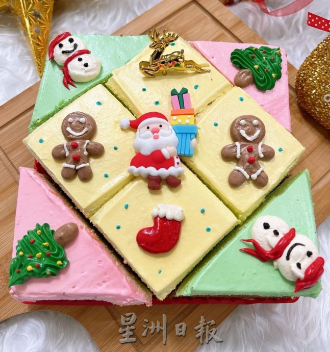 (古城第二版主文)业者推出圣诞蛋糕与姜饼人迎佳节