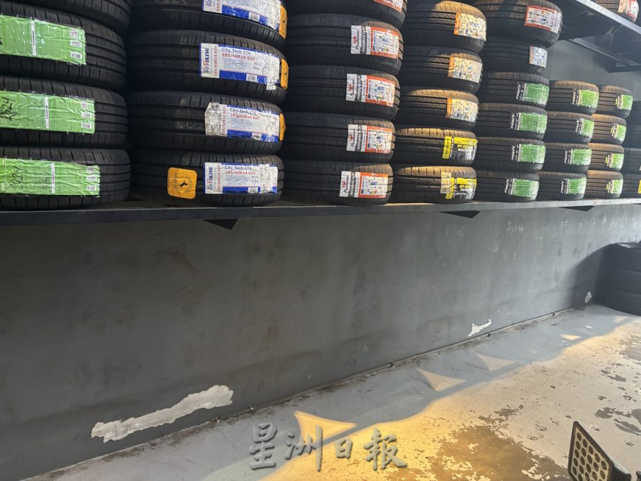 9蒙面匪爆窃轮胎店 窃走逾180条轮胎等