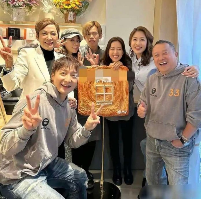 （明8am）唐诗咏面包店正式开张 方力申邓丽欣前后脚到贺