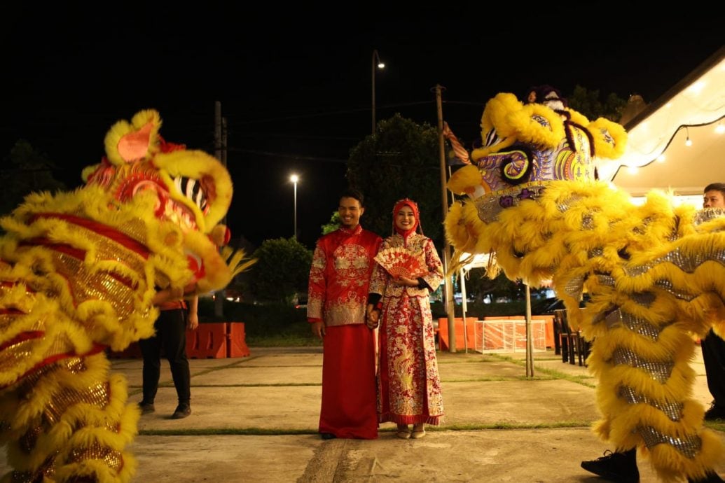 我们∕华巫印血统新郎新娘,4式婚礼和乐融融