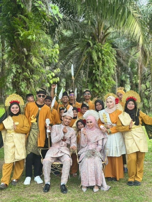 我们∕华巫印血统新郎新娘,4式婚礼和乐融融