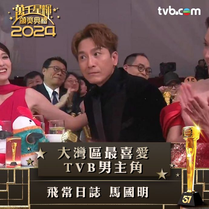 万千星辉颁奖礼2024|马国明“天然呆”封大湾区视帝 杨茜尧哽咽封后