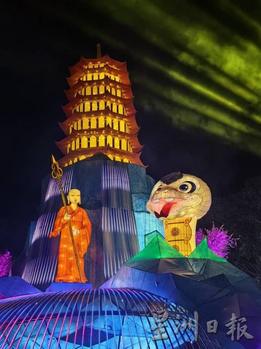 东禅寺平安灯会主题灯 列 马来西亚纪录大全：