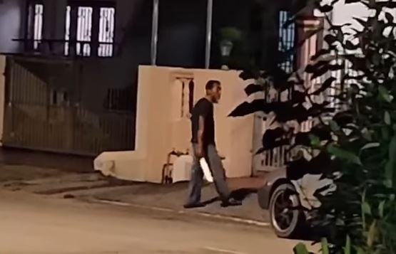 全国版：未签／巴占丽雅花园发生虐狗事件 男子持锤头及刀具击狗 