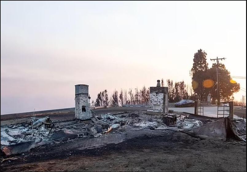 加州大火拜登儿子也遭殃!价值1800万豪宅被烧到只剩2根烟囱