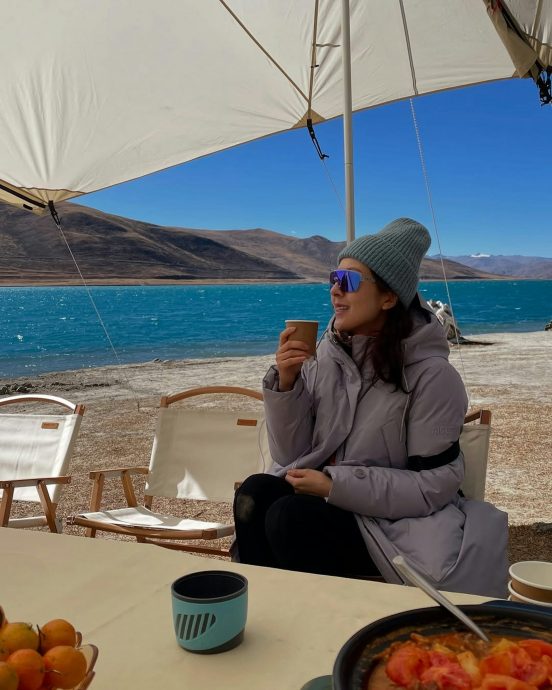 唐诗咏放假飞西藏朝圣　曾现高山反应急吸氧