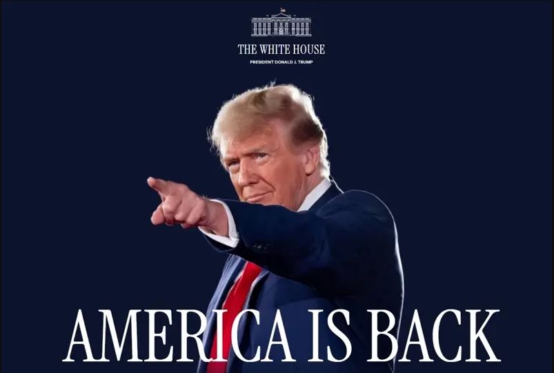 图与文)白宫网站换新貌：美国回来了