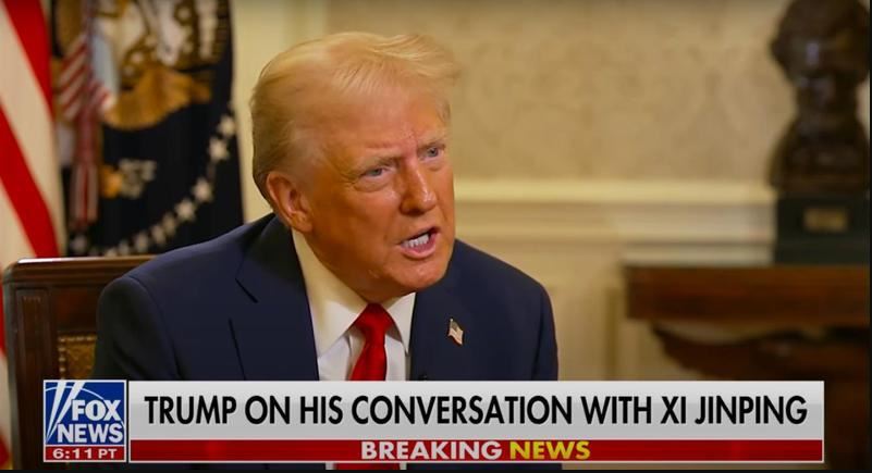 天下事)特朗普：美中关系非常良好 宁可不动用关税对付中国 暗示贸易战可避免