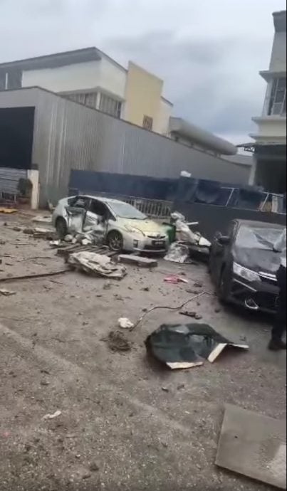 巴生加埔化学工厂爆炸·消拯队救援中 无人伤亡