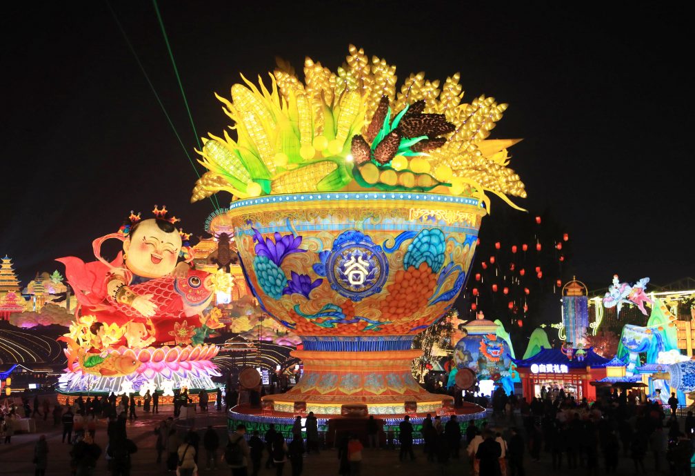 拼盘/第31届自贡国际恐龙灯会正式亮灯 喜迎八方来客