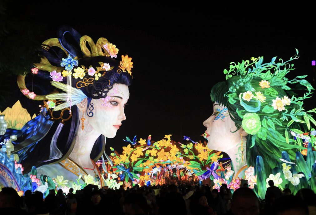 拼盘/第31届自贡国际恐龙灯会正式亮灯 喜迎八方来客