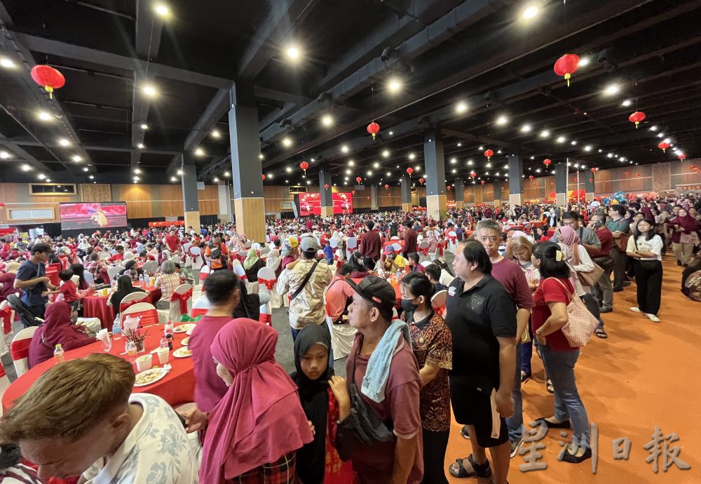 沙巴州政府新春门户开放 25000人共襄盛举