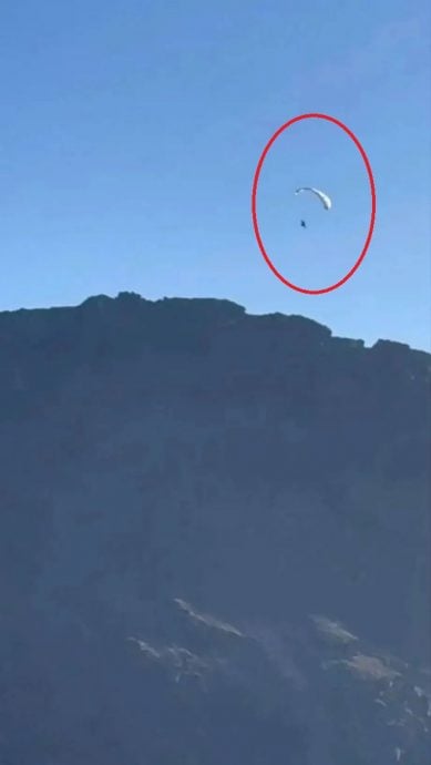 滑伞飞越雪山遇乱流 极限运动博主失联逾72小时