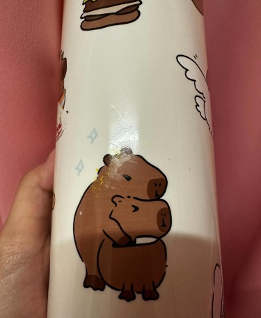 视频|可爱水壶印有儿童不宜图案 “‘卡皮巴拉’竟这么暴力！”