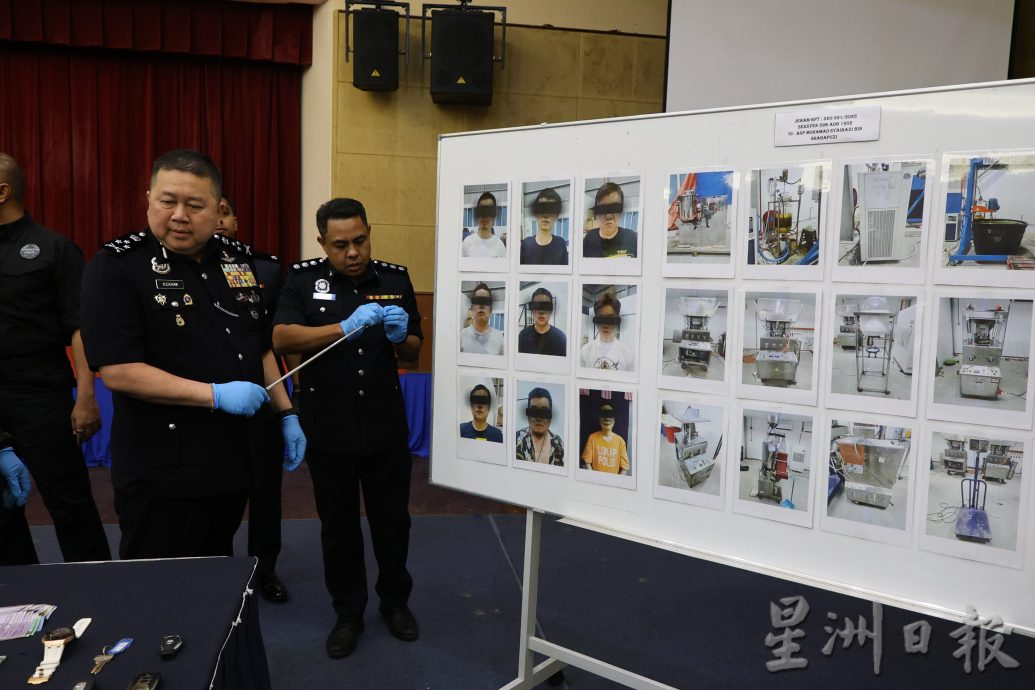 警方捣毁亿元炼毒厂 12嫌犯落网 