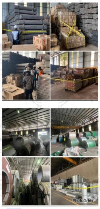 警方突击雪隆7公司工厂 起逾1亿违例金属品