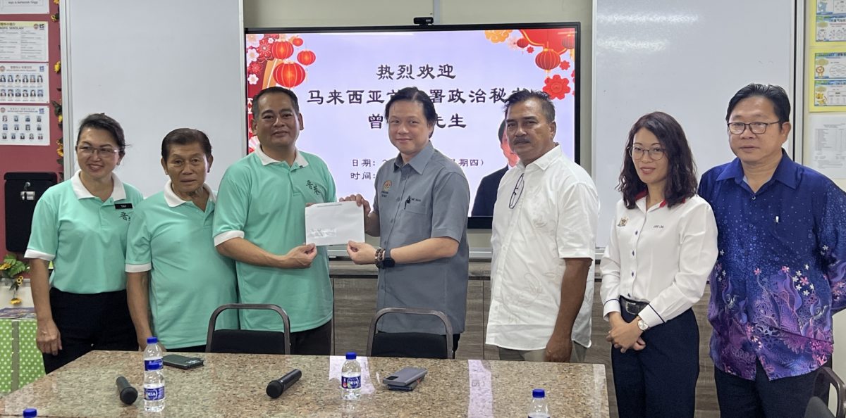 一视同仁帮助华小·曾敏凯:尤关注反对党选区学校