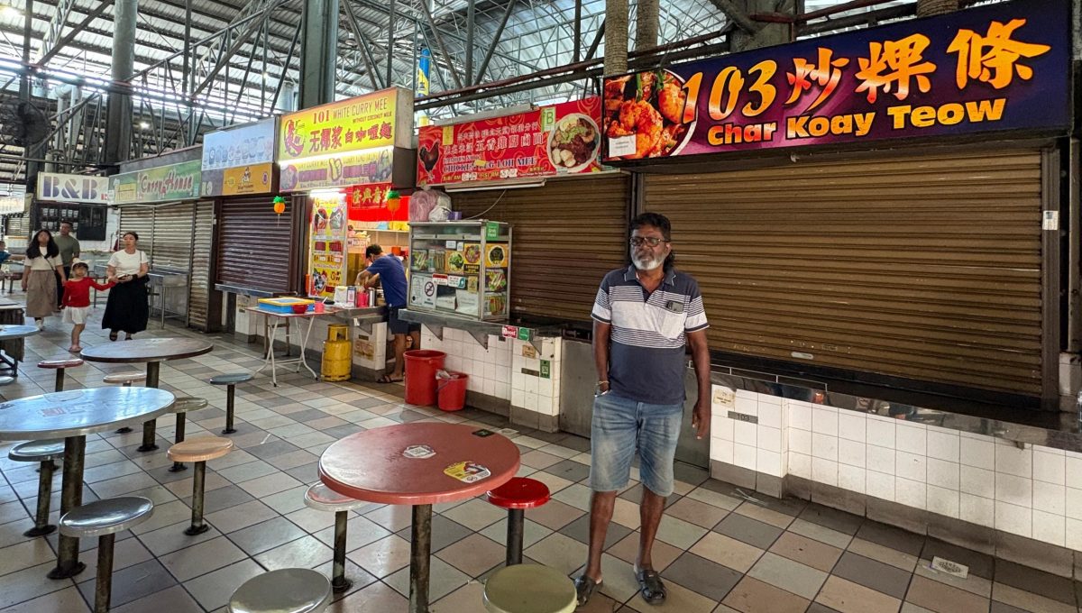 (大北馬)打工族長假未歸 峇央峇魯巴剎部分小販感受新春生意“冷風”