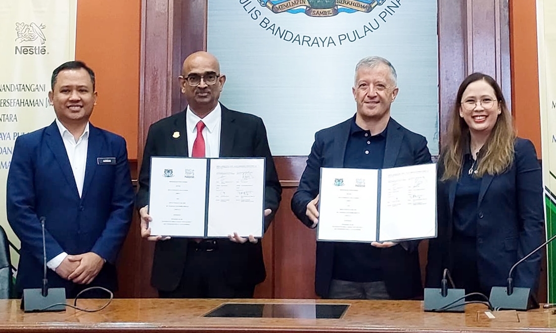 (大北马)槟市政厅与雀巢合作 回收可循环资源