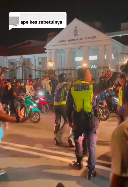 (大北马)跨年倒数活动上 中年男子向警员动粗 当场被捕明日被控