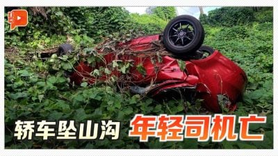 轿车坠25尺深山沟 19岁女司机身亡