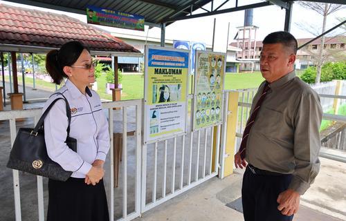 东:关丹丹那布爹中学提早到校学生被限制入校