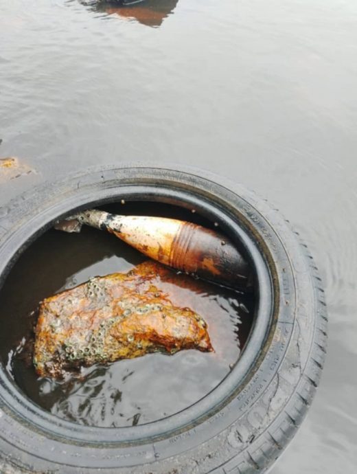 东：民众在丹州道北县的斯里杜祖海滩发现旧时迫击炮弹，并顺利引爆。