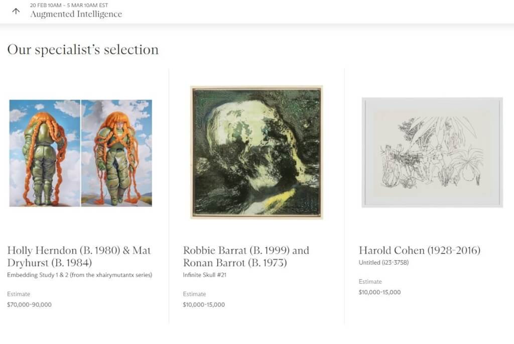 佳士得首场AI艺术拍卖会掀争议 逾4千人连署吁取消