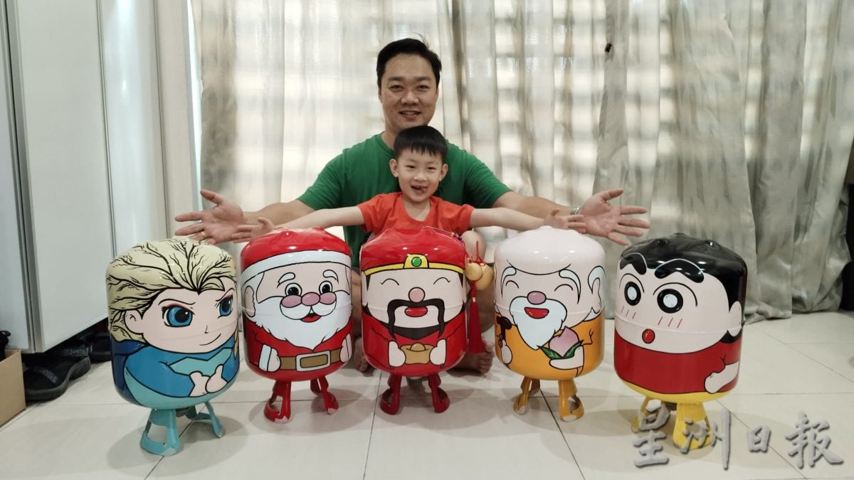 化废为宝 华丽转身 废弃冷煤气罐变萌扑满