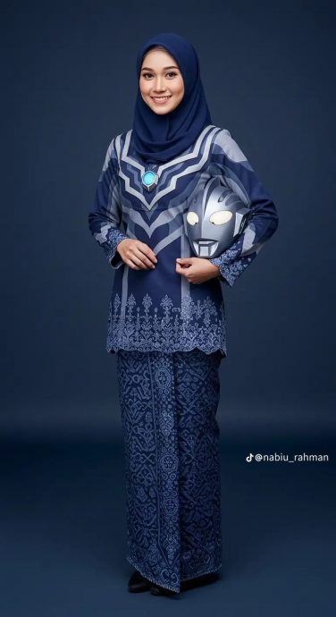 咸蛋超人版开斋节新衣？ AI设计引爆网民热议！