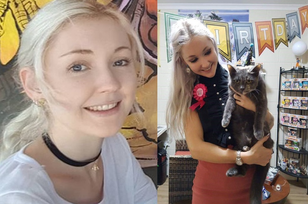 女郎遛狗遭割喉杀害 父海边铲沙挖出女儿尸体