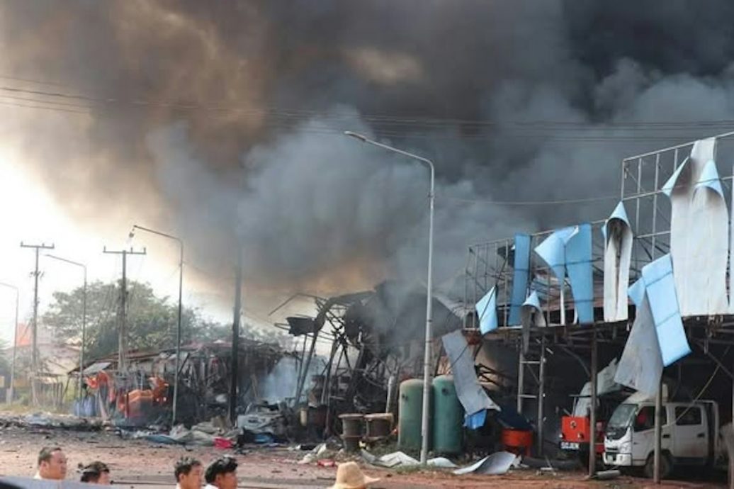 寮国车行爆炸　4人死包括中国人