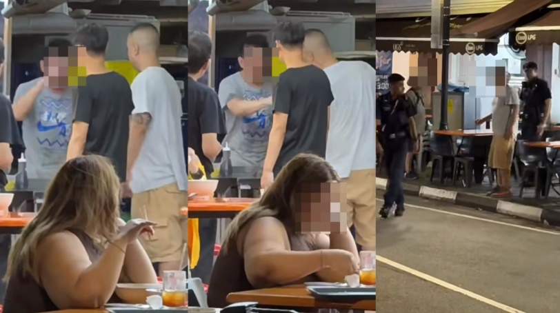 *已签发*柔:狮城二三事:醉汉深夜大闹狮城咖啡店 闯烧腊摊自取食物