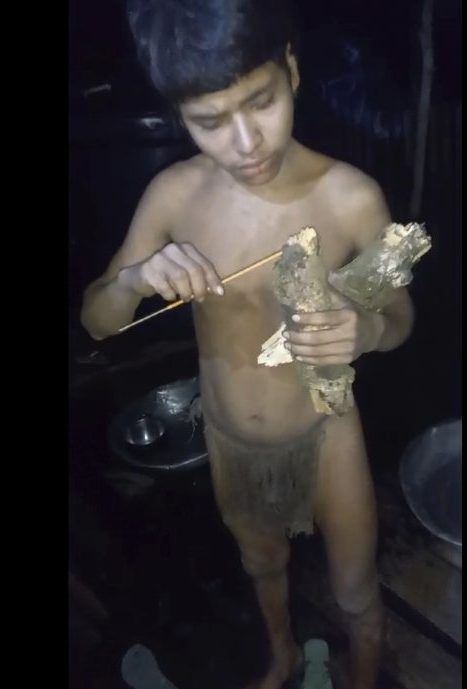 巴西世隔绝土著与外界短暂接触后  返回林中部落