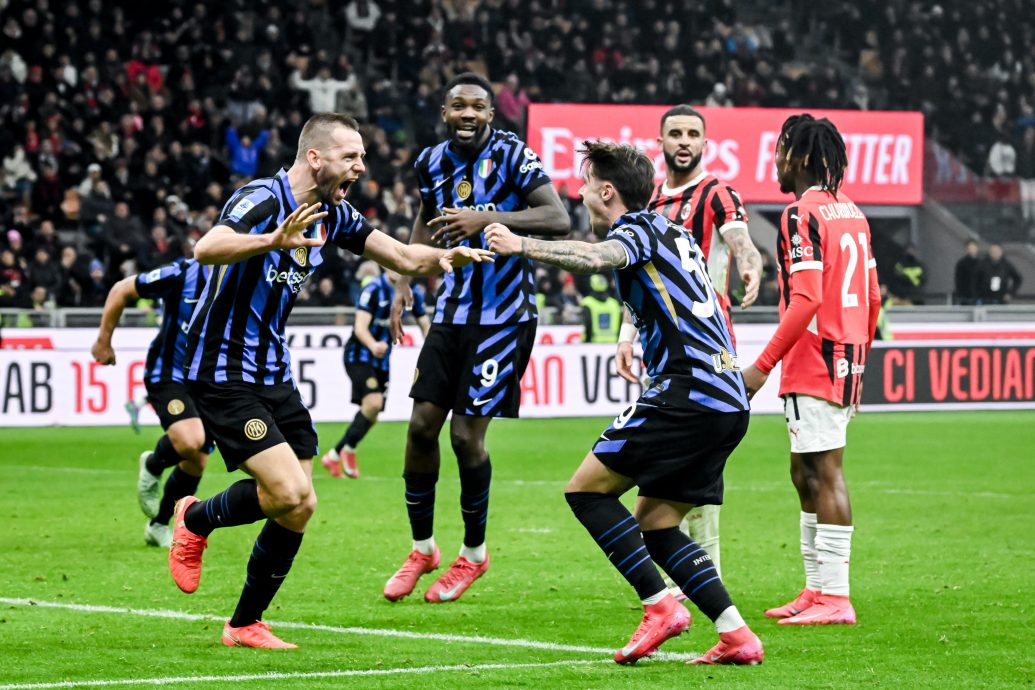 意甲|国米3球被吹3球中柱  米兰德比握手言和