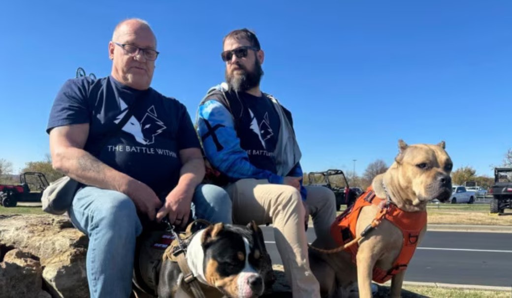 军犬疗愈心灵  退伍军人重获新生