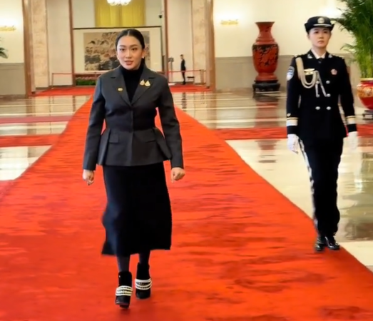 曾赢5位空手道冠军！中国“最美保镳”护泰相…超飒眼神引网嗨