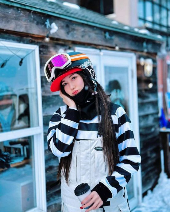 李彩华北海道滑雪出意外 跌进2米坑洞庆幸得救