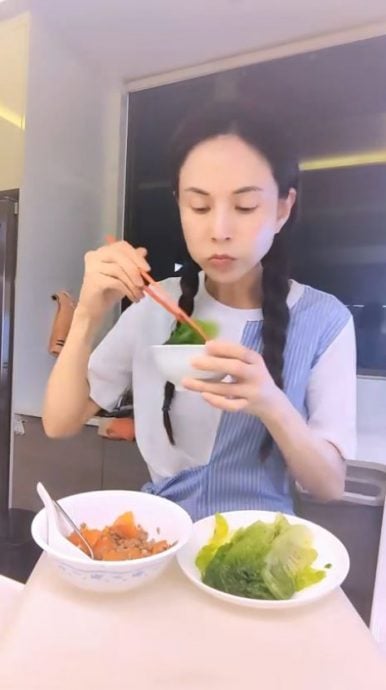 李若彤身材过度乾瘦 分享减脂餐被嘲“枯枯”