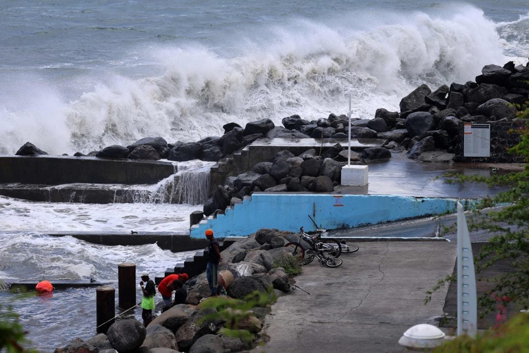 热带气旋加兰斯 登陆法属留尼汪岛