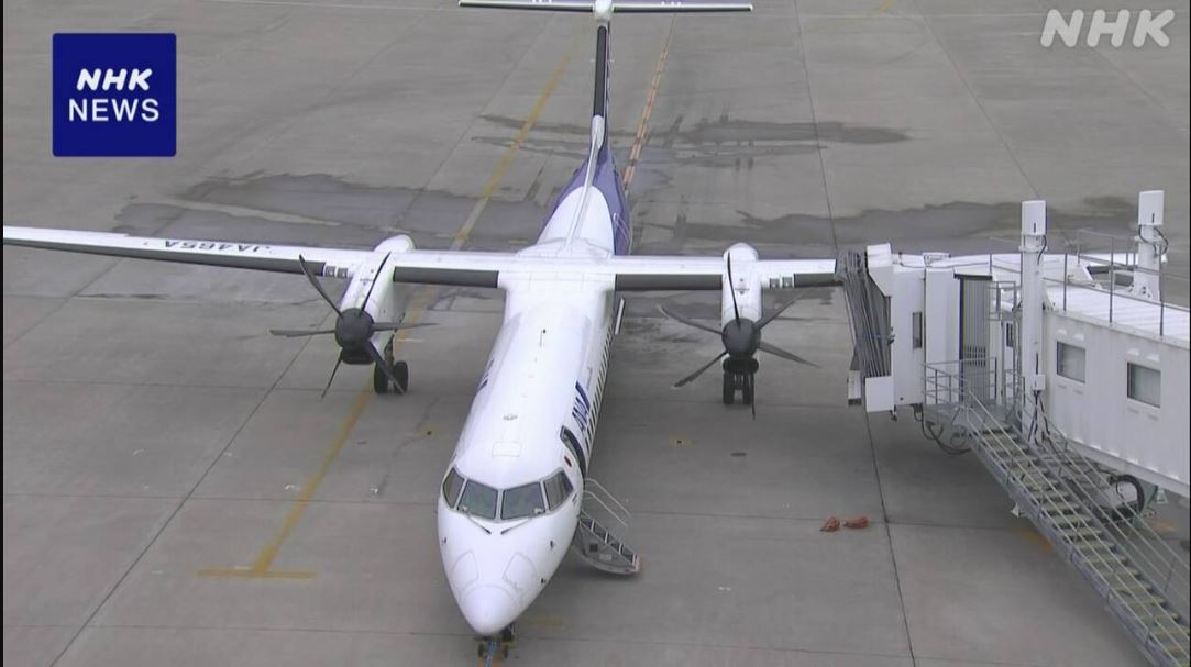 看世界)机翼撞福岛机场空桥 全日空客机3航班停飞