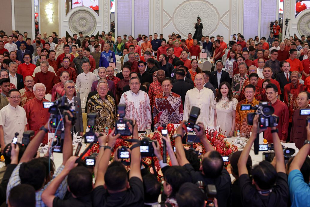 中总新春联欢午宴/大场面合照