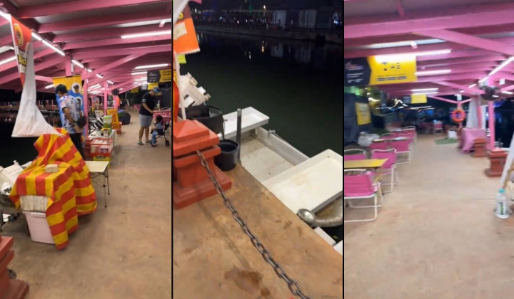 视频|甲水上市场冷清无游客 女商贩号召同行开档遭斥