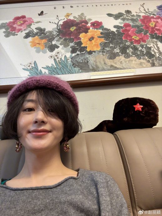 赵丽颖过年独身返乡 儿子不见影