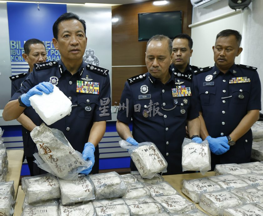 运毒途中发生车祸败露,彭警方起获价值880万令吉冰毒2男落网。