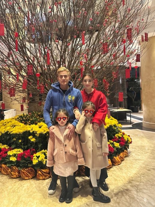 郭富城陪妻返乡过年 吃饭被狂拍脸黑