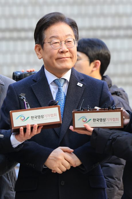 韩在野党领袖李在明违选举法案 检方建议判处2两监禁