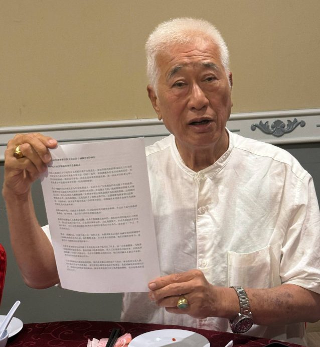 （全国版）彭文宝宣布不竞选中委。