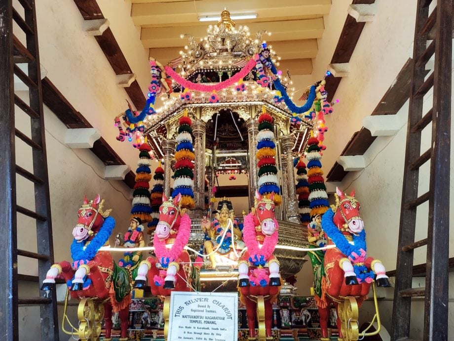 (大北马)大宝森节银神辇出游 理事吁信徒掷椰勿太近